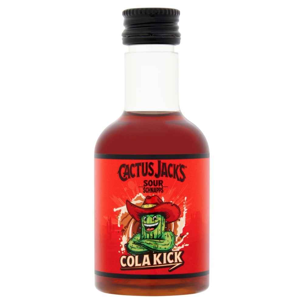 Cactus Jack Cola Kick Sour Schnapps 5cl Miniature