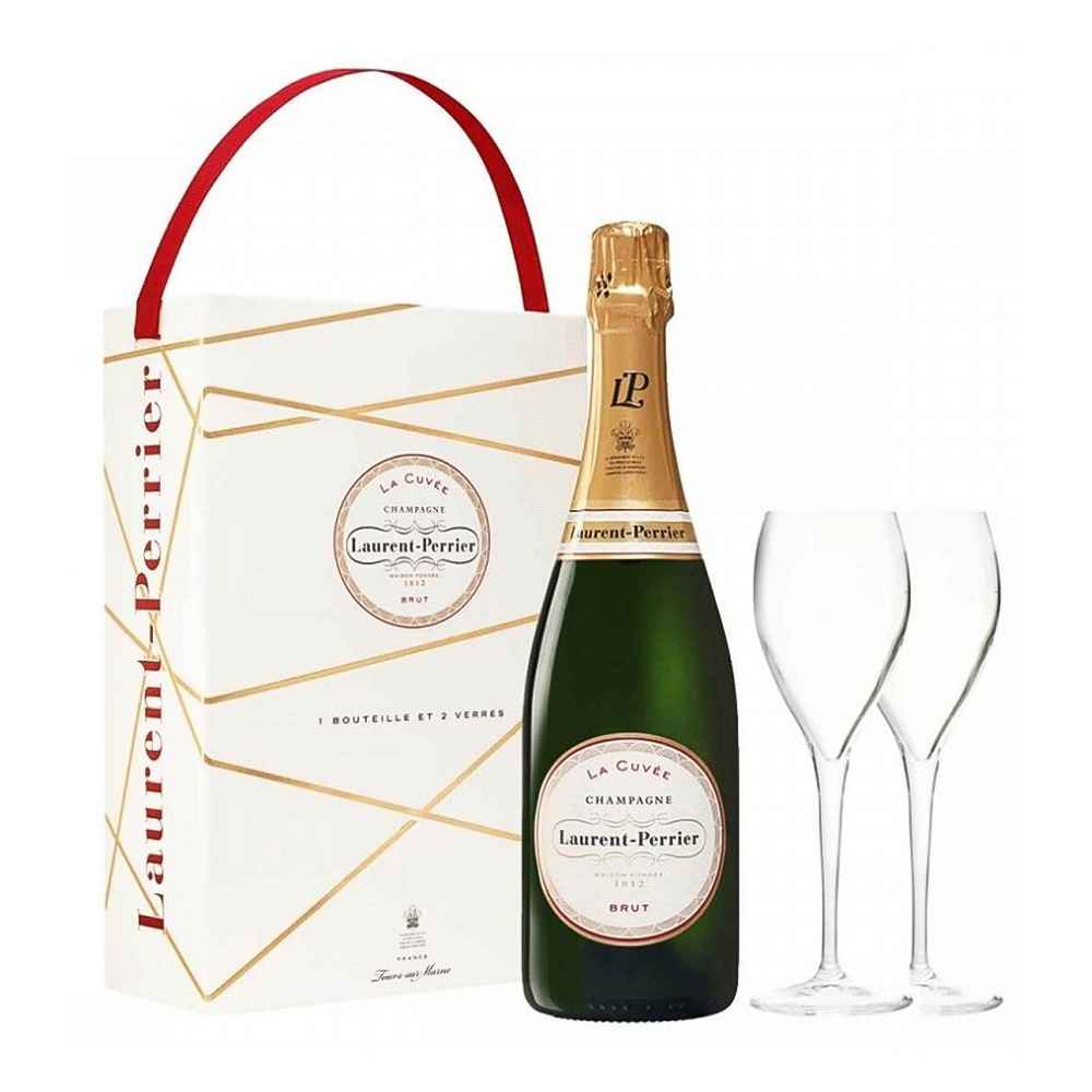 Champagne Laurent Perrier La Cuve 75cl Gift Set