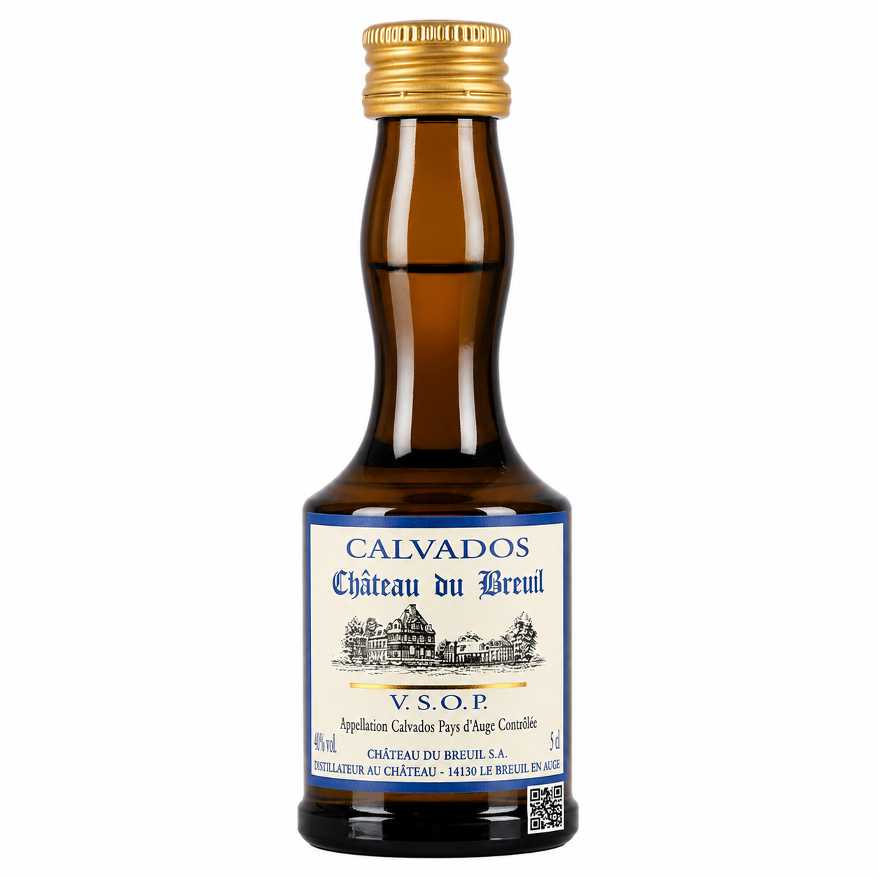 Chateau Du Breuil Pays D'Auge VSOP Calvados 3cl Miniature