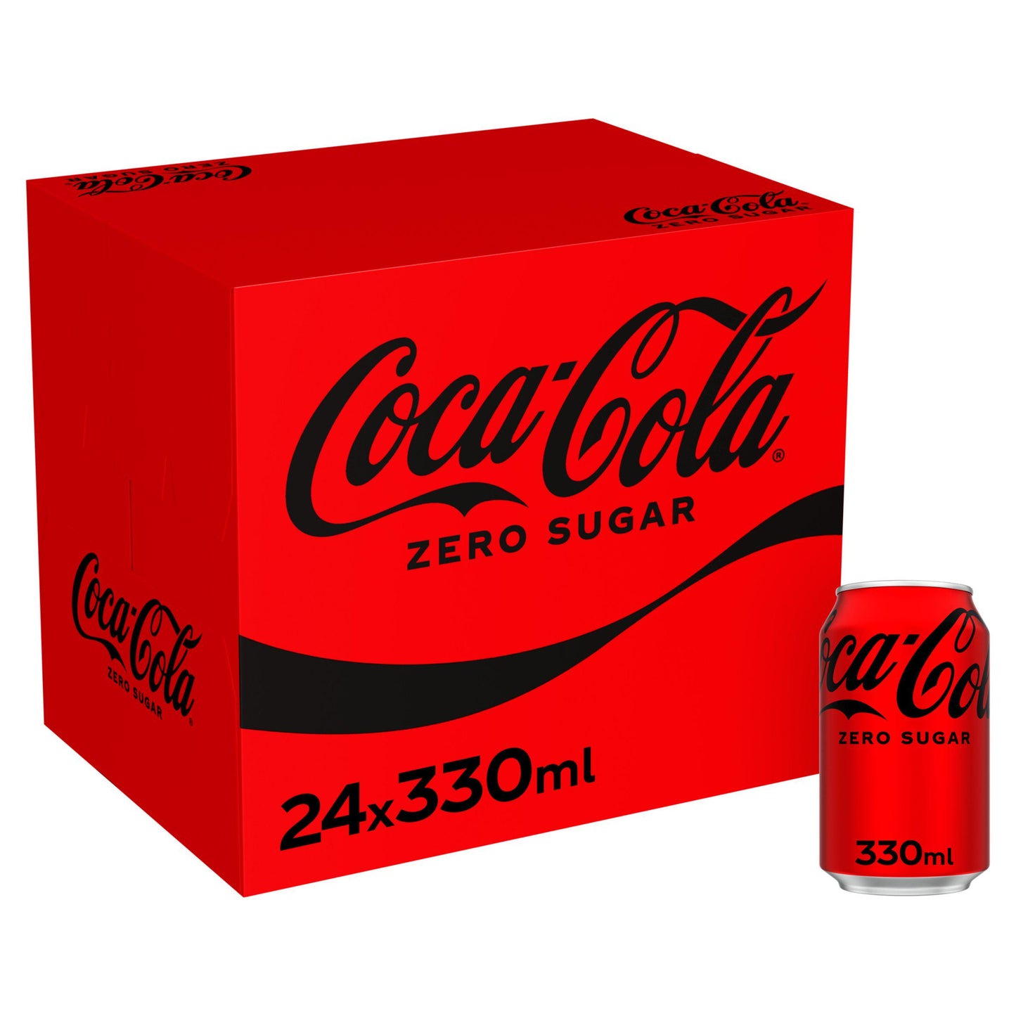 Coke Zero Cans 24 x 330ml EU