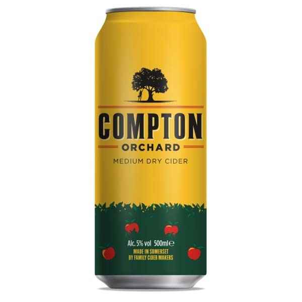 Compton Orchard Medium Dry Cider 24x 500ml