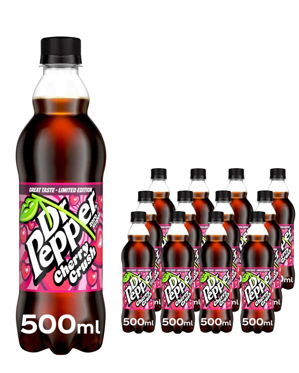 Dr Pepper Zero Cherry Crush pet GB 12 x 500ml