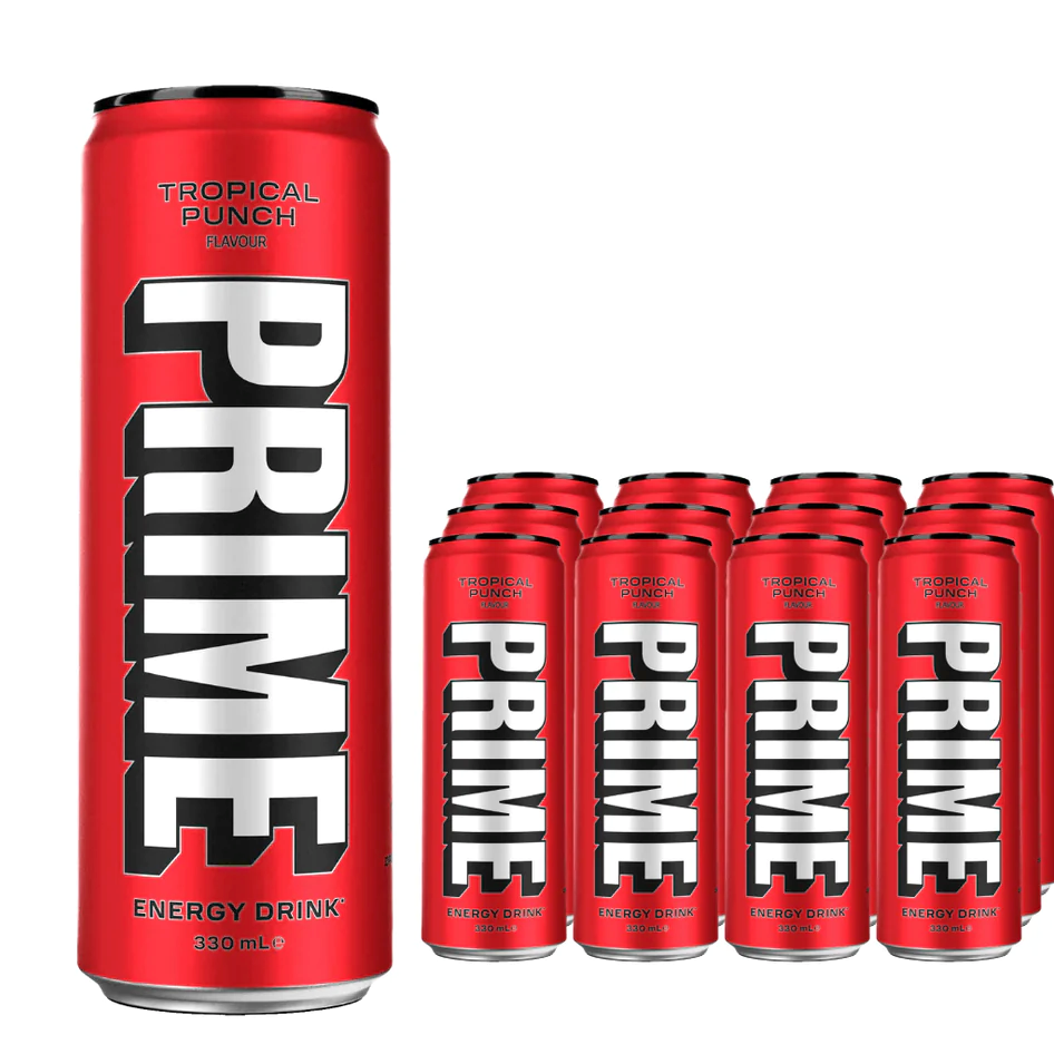 Prime Energy Drink Tropical Punch 12 x 330ml