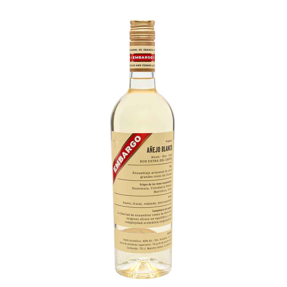 Embargo Blanco Anejo Rum 70cl