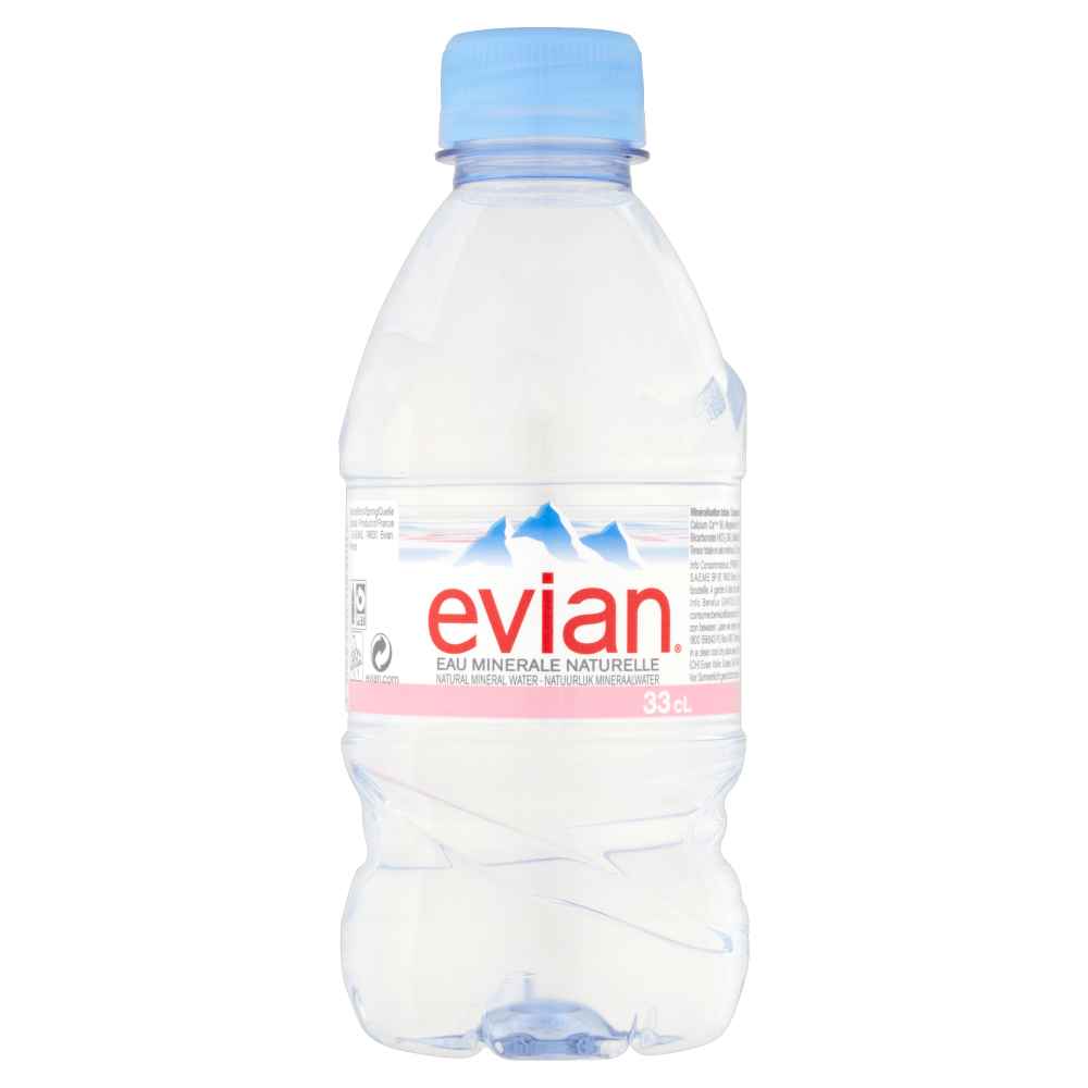 Evian Still Natural Mineral Water 24x 330ml