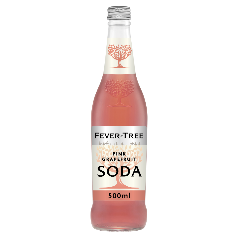 Fever Tree Pink Grapefruit Soda Water 8x 500ml