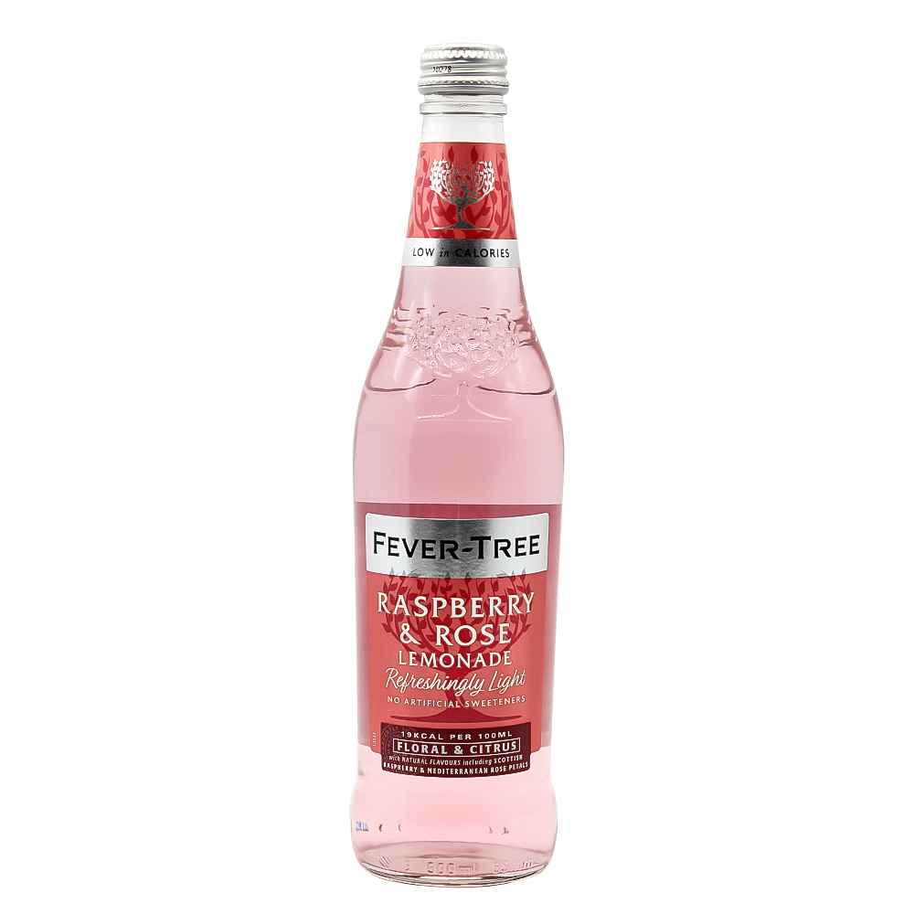 Fever Tree Refreshingly Light Raspberry & Rose Lemonade 8x 500ml