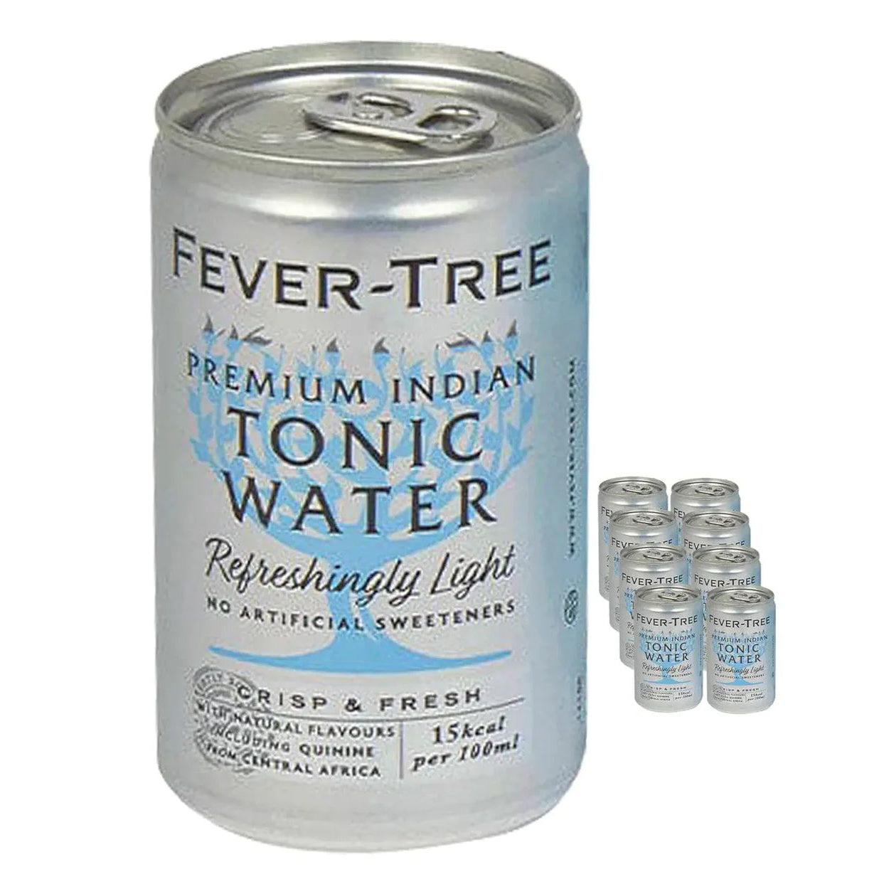 Fever Tree Light - Tonic Water Cans 3 x 8 x 150ml