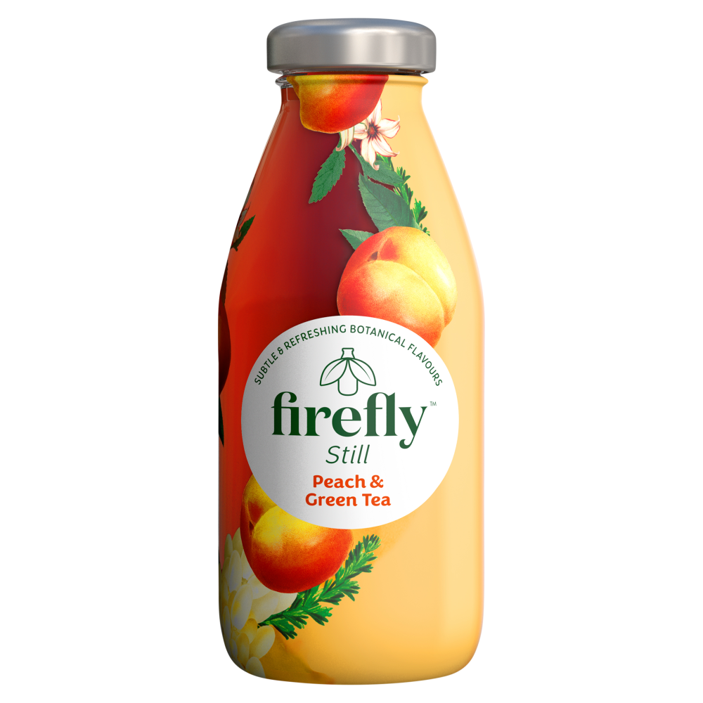 Firefly Peach & Green Tea Botanical Drink 12x 330ml
