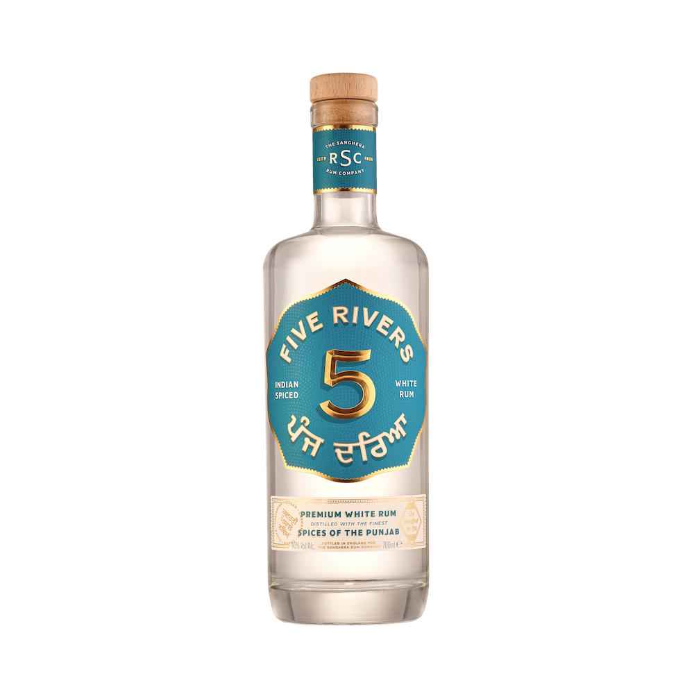 Five Rivers Indian Spiced White Rum 70cl