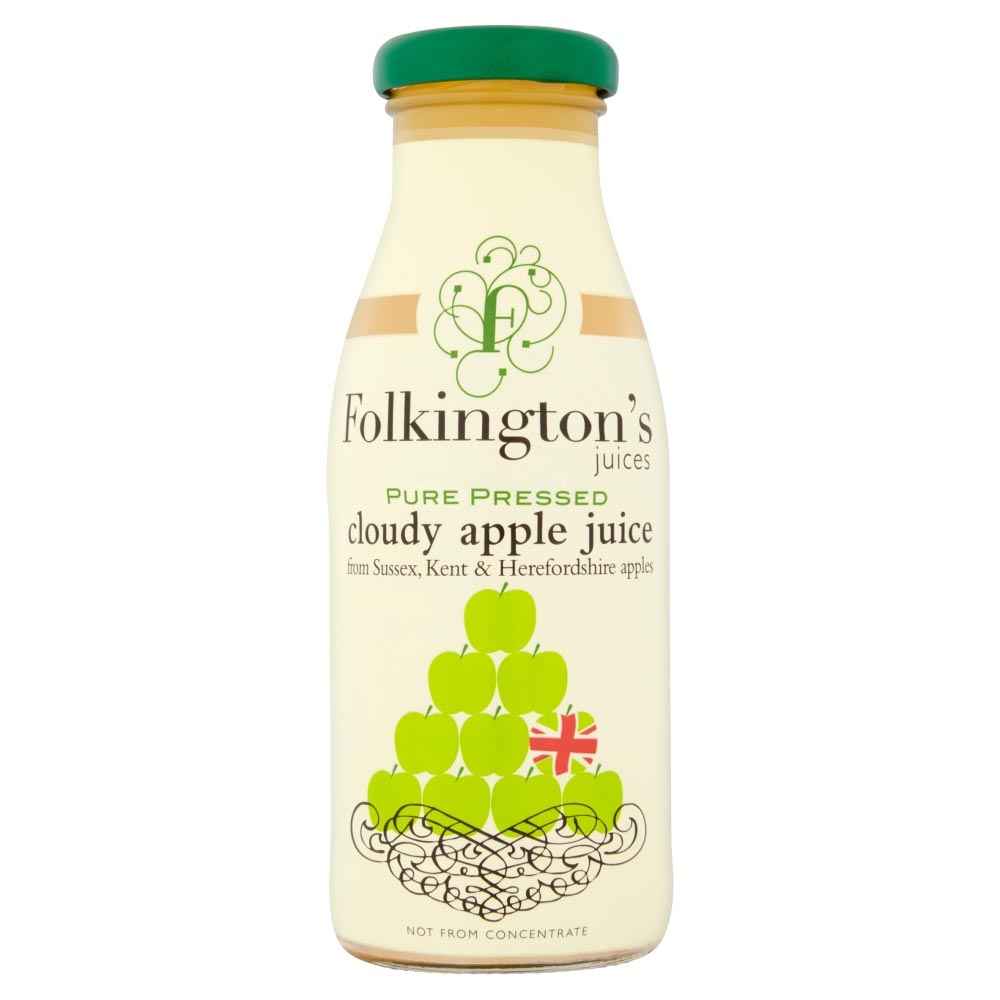 Folkington's Cloudy Apple Juice 12x 250ml