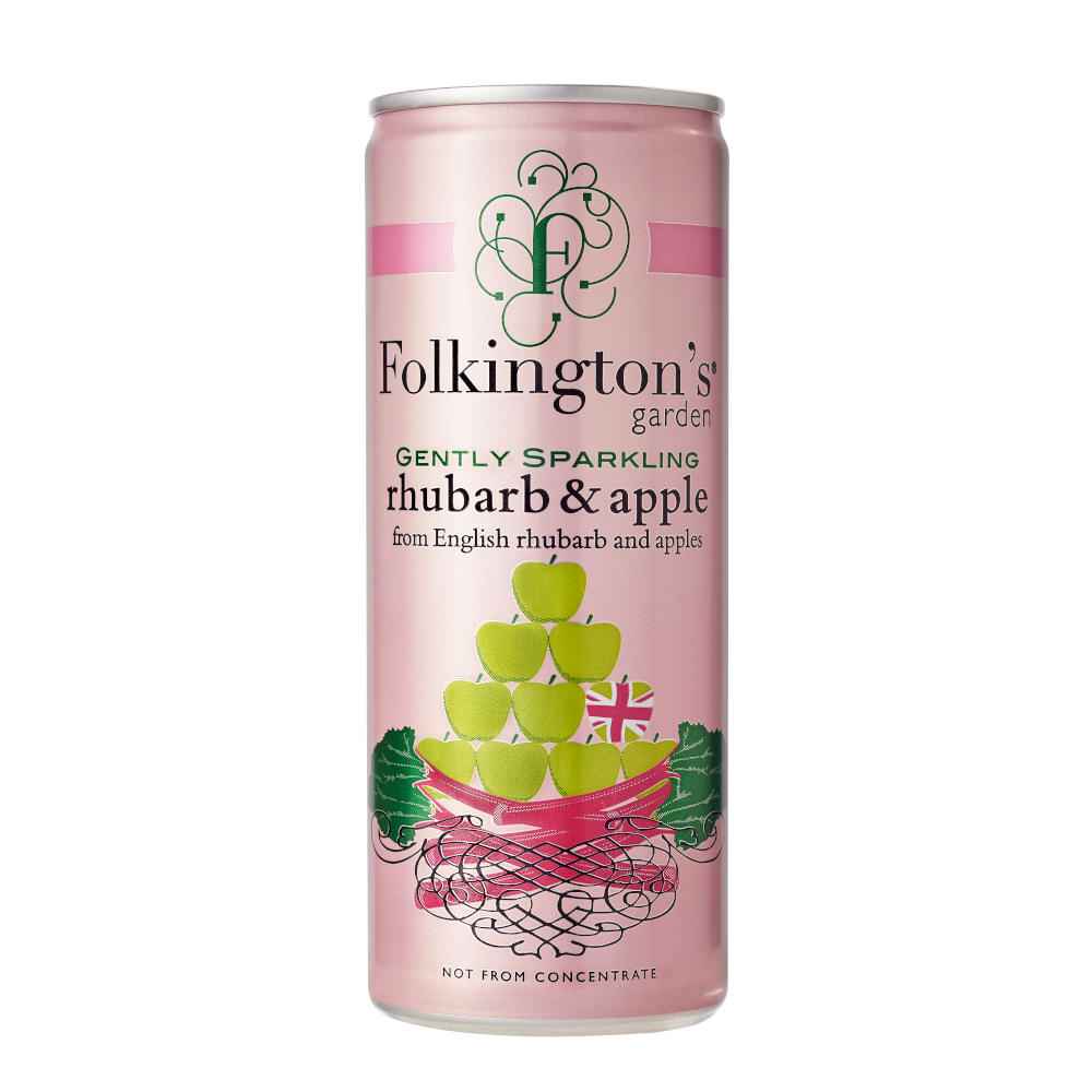 Folkington's Rhubarb & Apple Sparkling Presse 12x 250ml