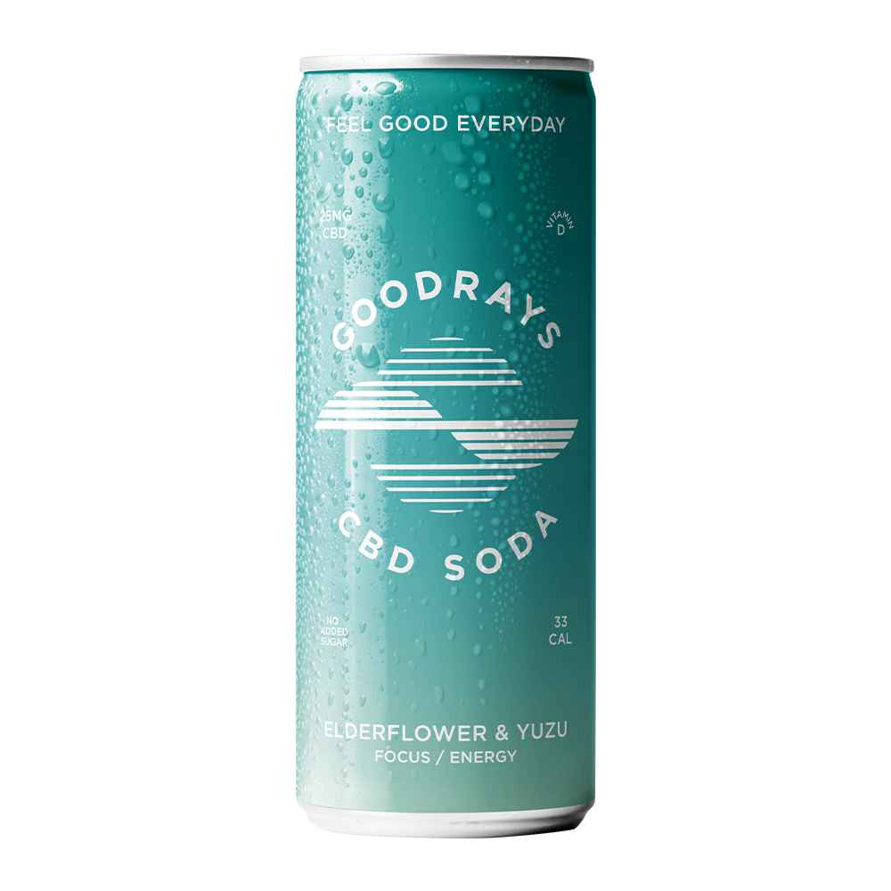 Goodrays Elderflower & Yuzu 30mg Infused Drink 250ml