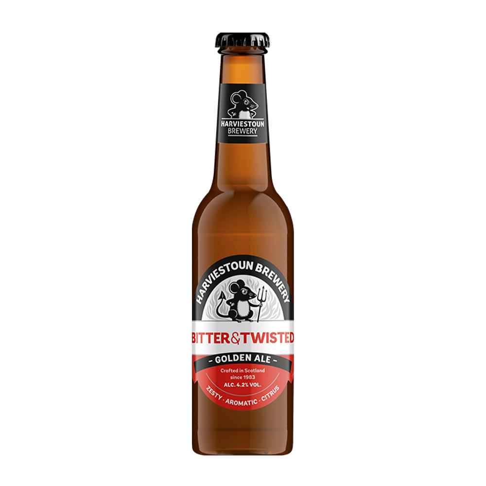 Harviestoun Bitter & Twisted Golden Ale 24x 330ml