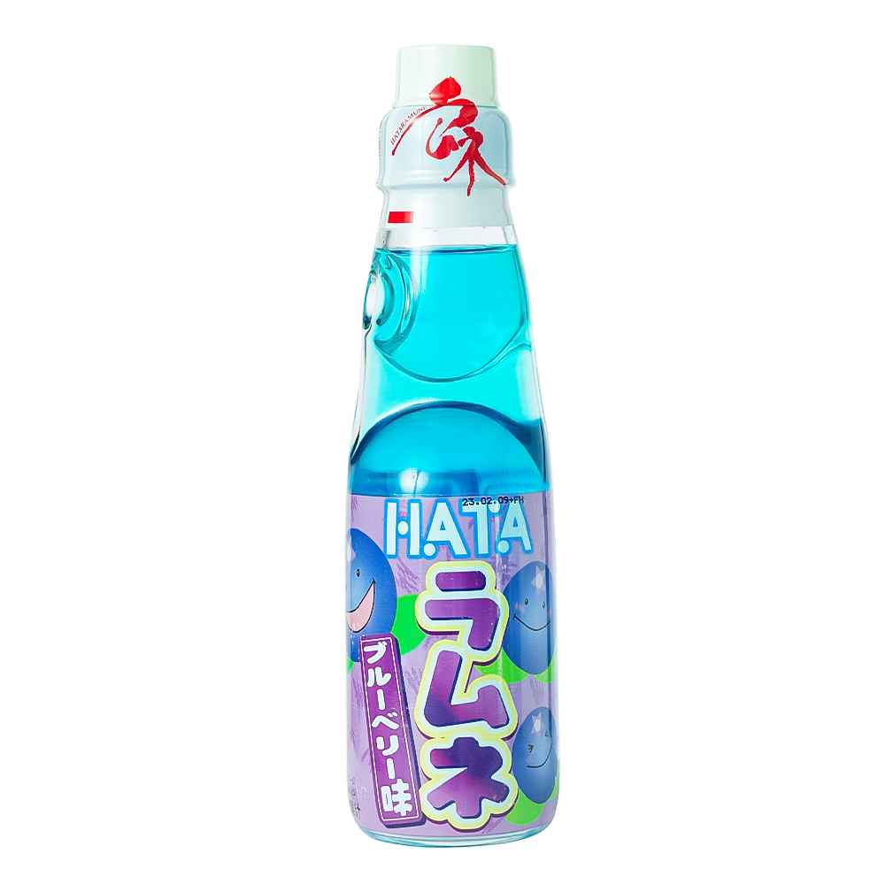 Hatakosen Blueberry Ramune Soda 200ml