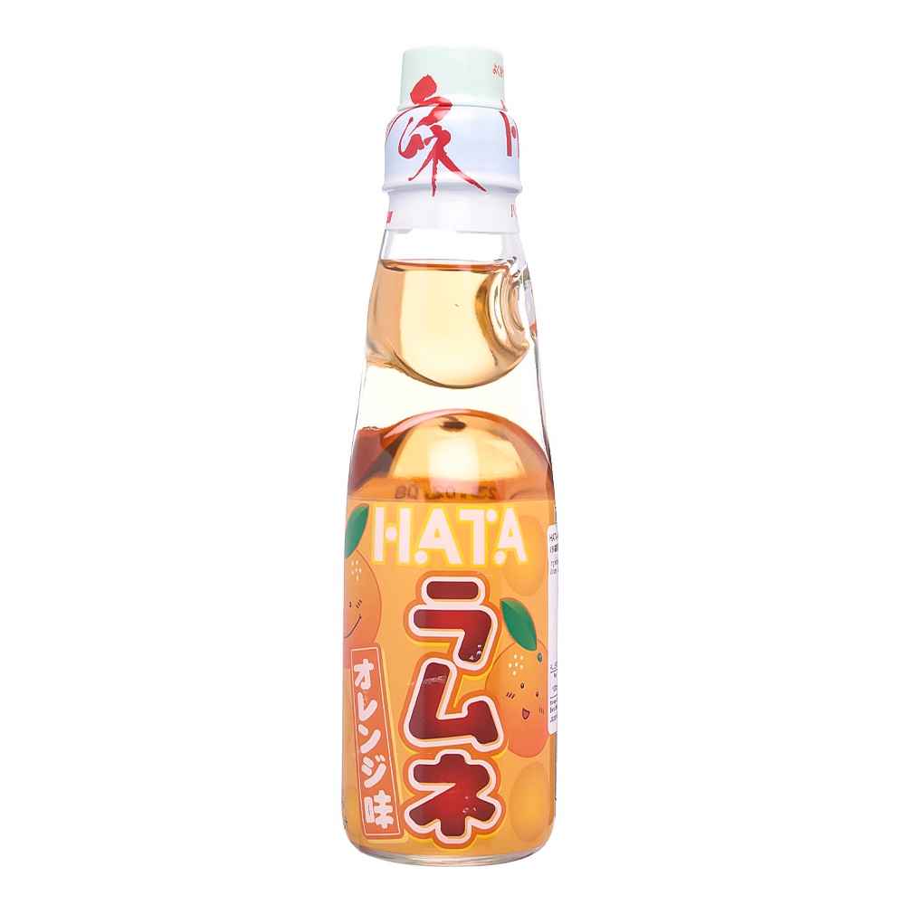 Hatakosen Orange Ramune Soda 200ml