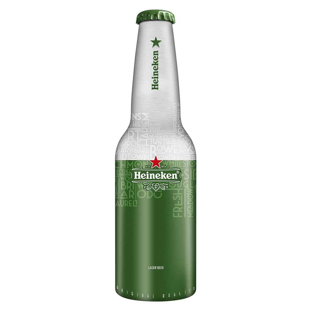 Heineken Premium Lager 24x 330ml Aluminum Bottles