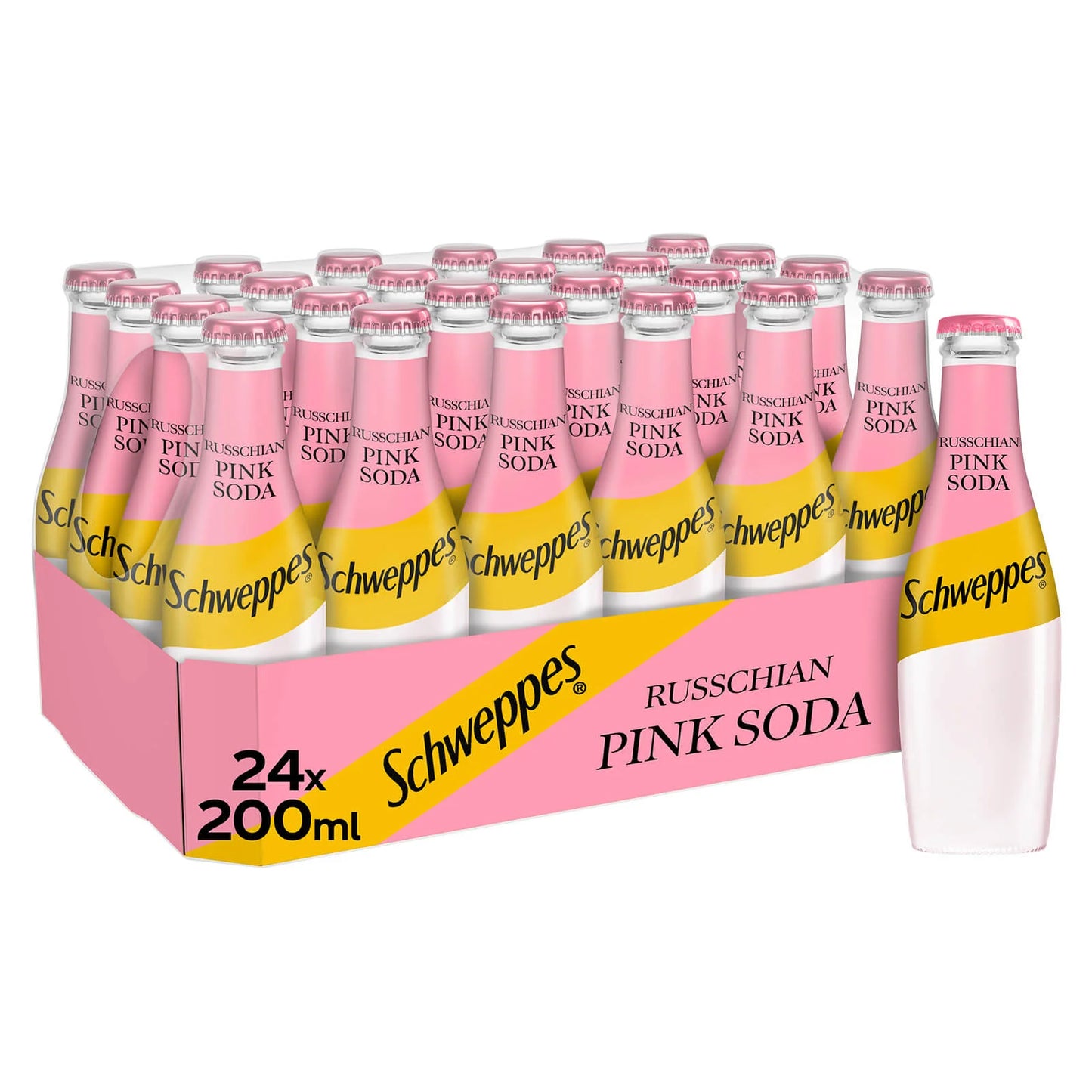 Schweppes Russchian Pink Soda 24x 200ml