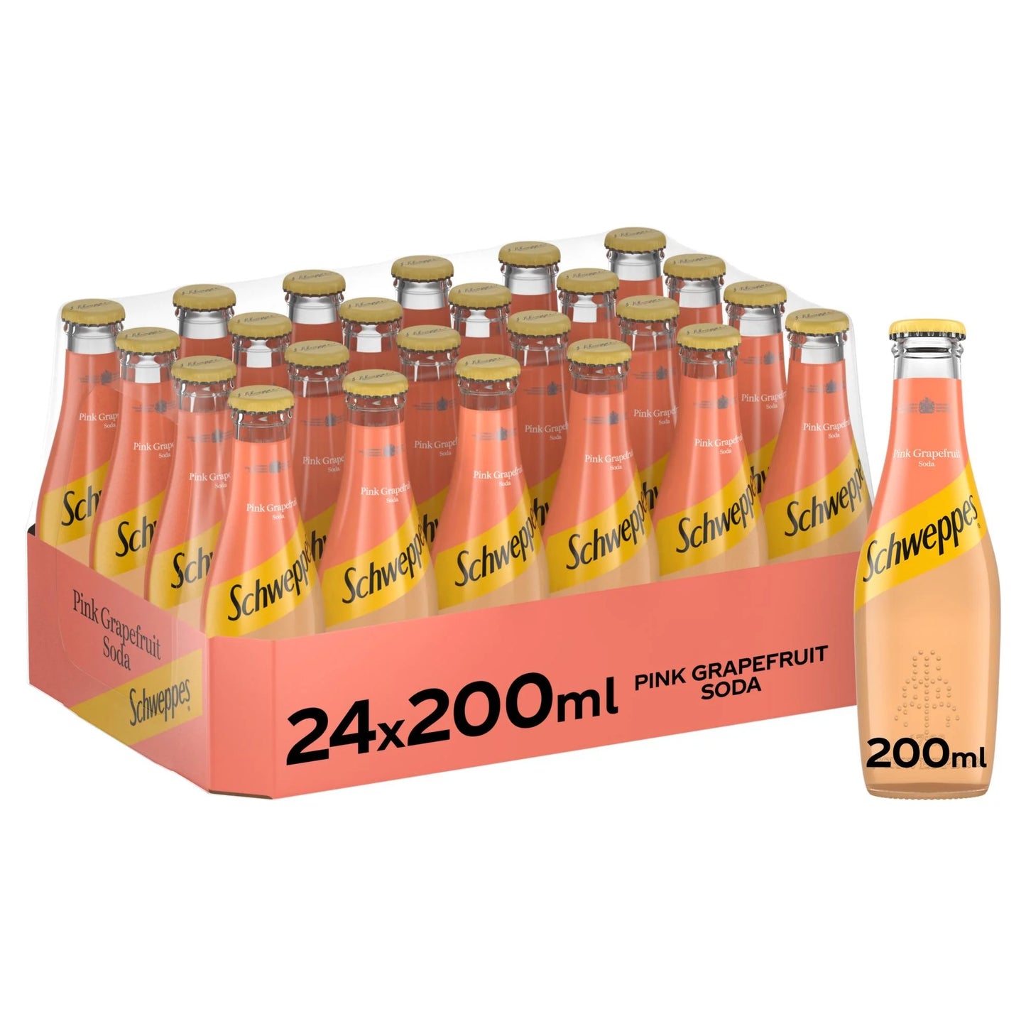 Schweppes Pink Grapefruit Soda 24x 200ml