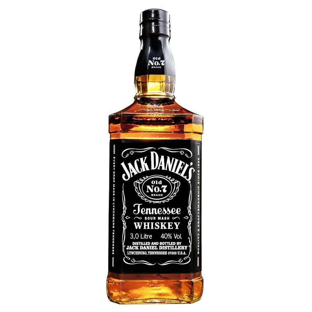Jack Daniel's Old No 7 Whiskey 3 Litre Jeroboam