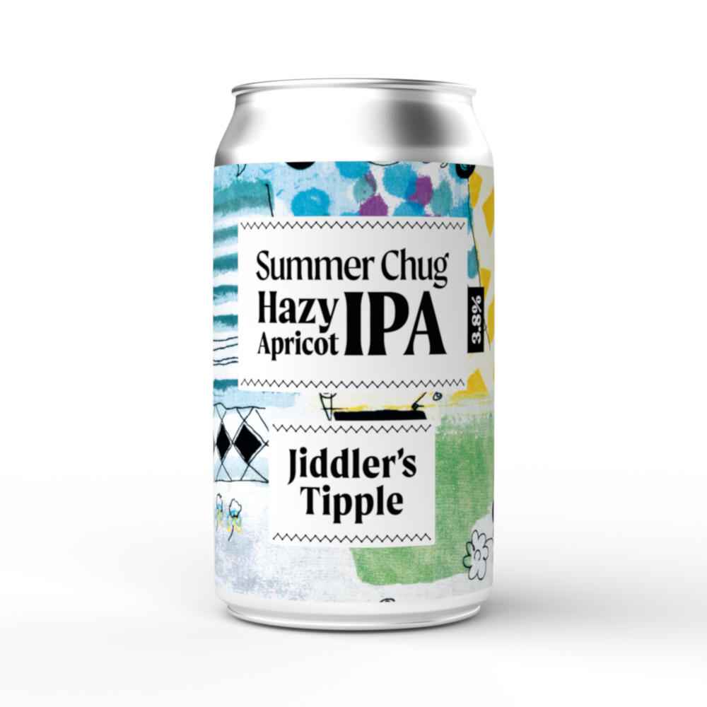 Jiddler's Tipple Summer Chug Hazy Apricot IPA 12x 330ml