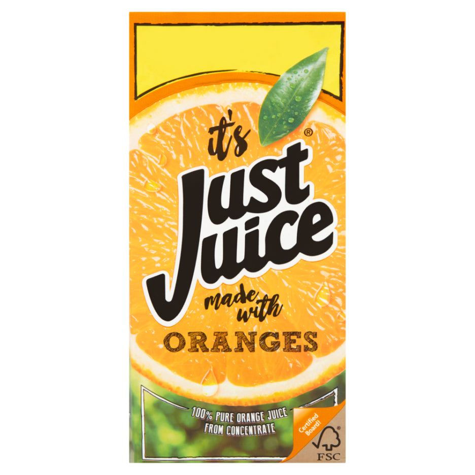 Just Juice Orange 12 x 1lt Cartons