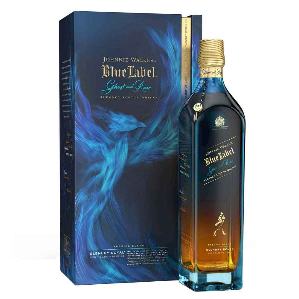 Johnnie Walker Blue Label Ghost & Rare Glenury Royal Whisky 70cl
