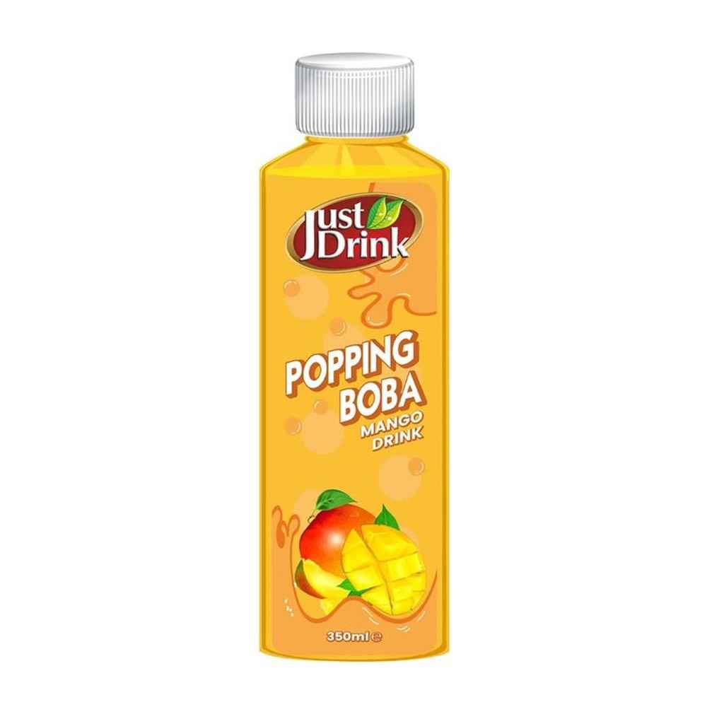 Just Drink Popping Boba Mango 12x 350ml