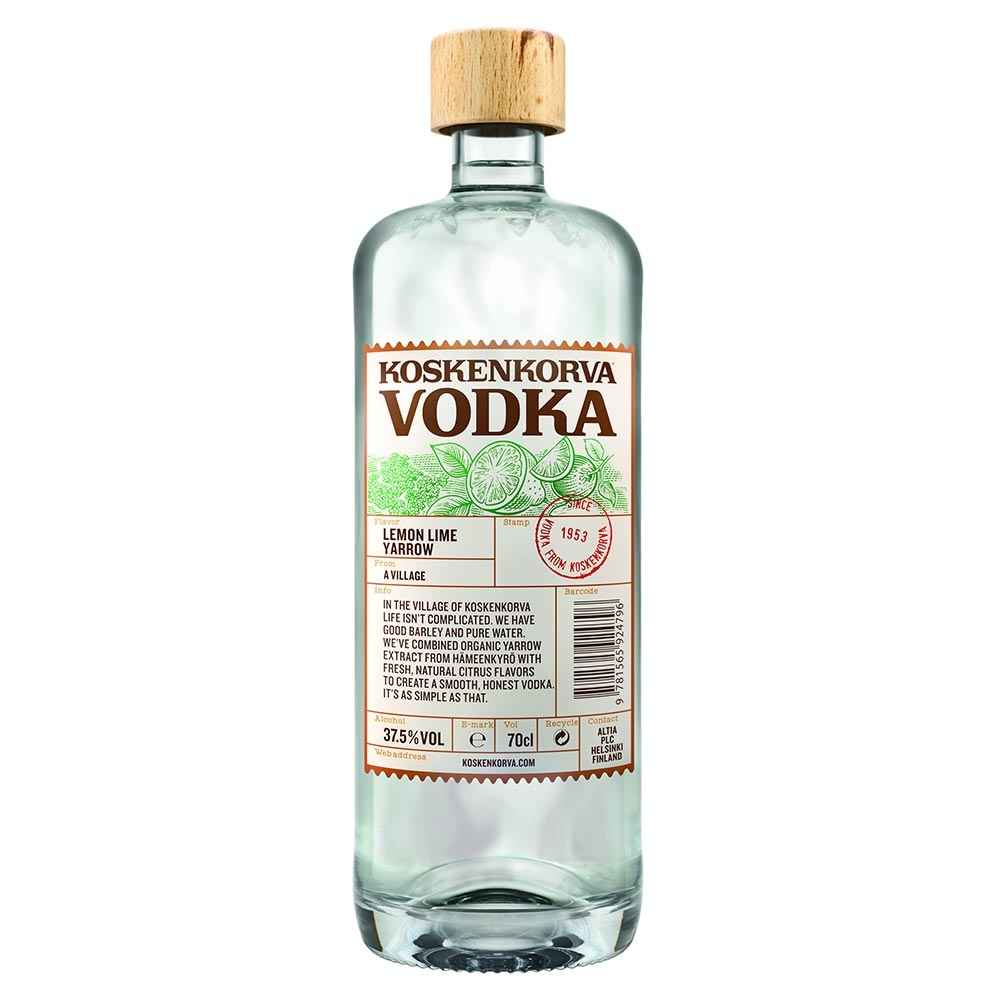 Koskenkorva Lemon Lime Yarrow Vodka 70cl