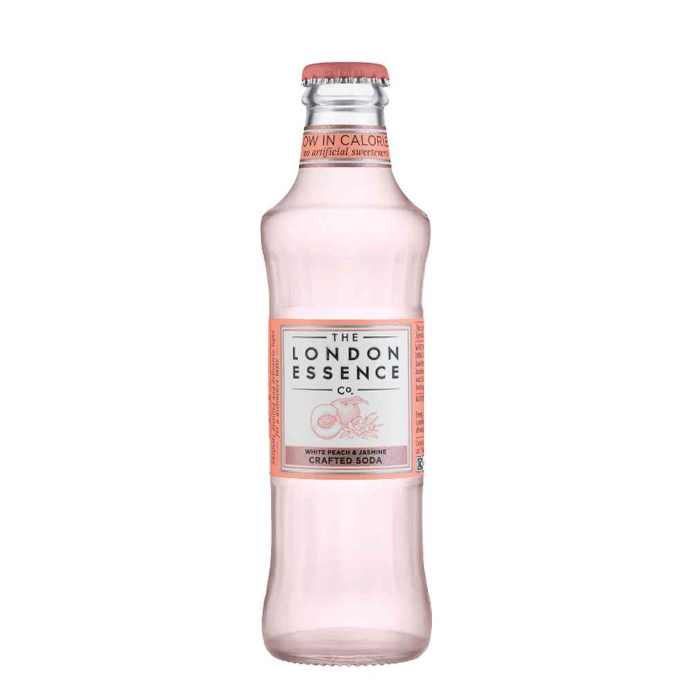 London Essence Co. White Peach & Jasmine Crafted Soda 24x 200ml
