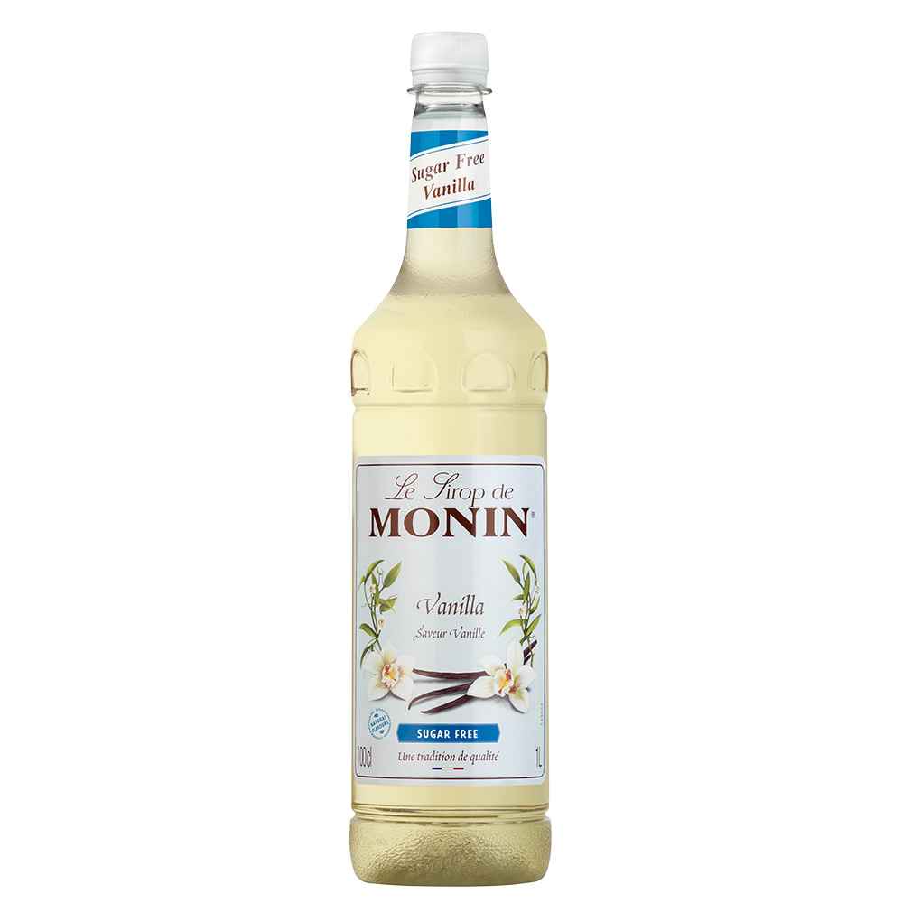 Monin Vanilla Sugar Free Syrup 1 Ltr