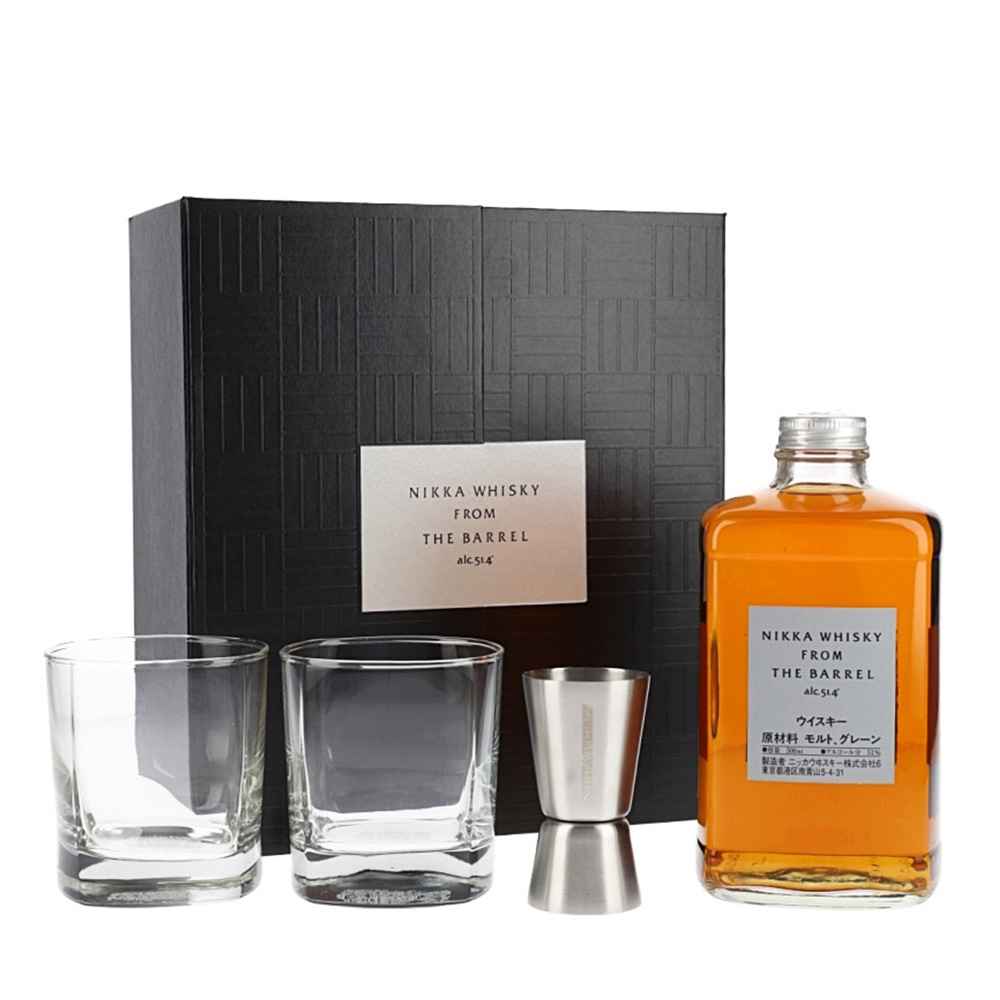 Nikka Whisky from the Barrel Japanese Whisky 50cl Gift Set