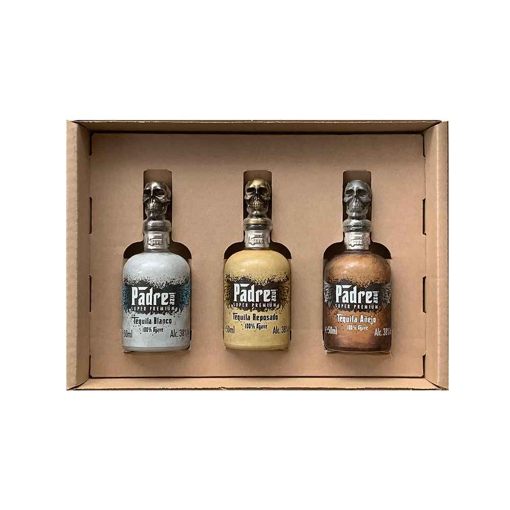 Padre Azul Tequila 3x 5cl Miniature Taster Set