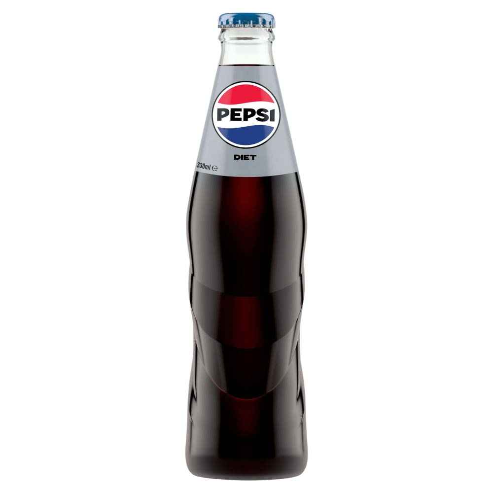 Pepsi Diet 24x 330ml Glass Bottles