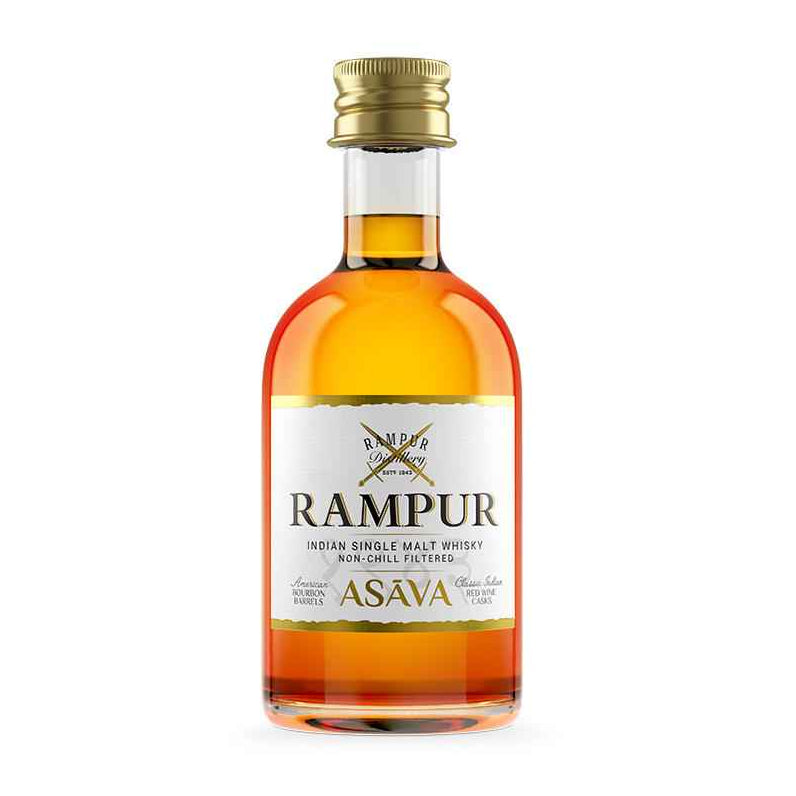 Rampur Asava Whisky 5cl Miniature