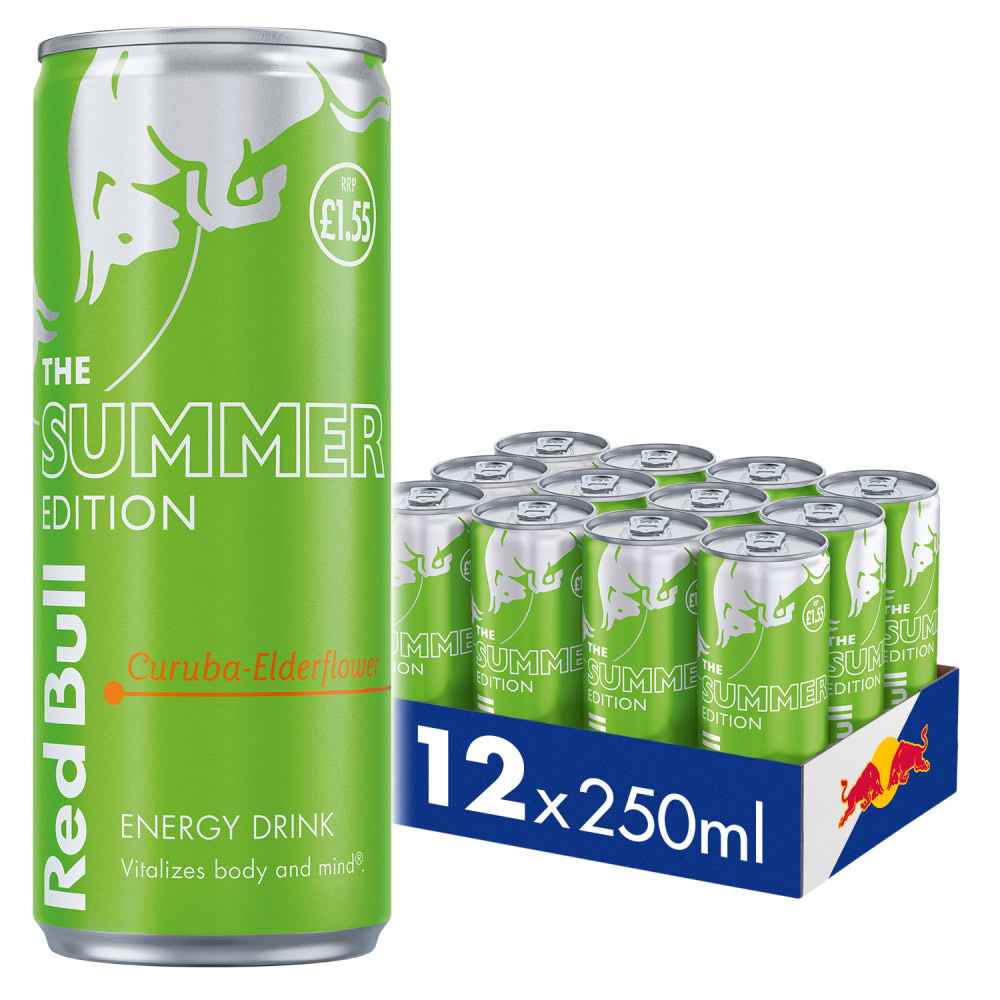 Red Bull Curuba & Elderflower Energy Drink 12x 250ml