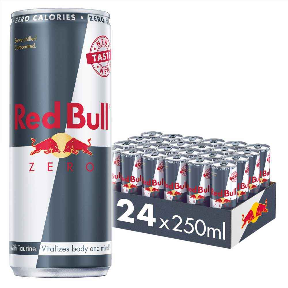 Red Bull Energy Drink Zero 24x 250ml Cans