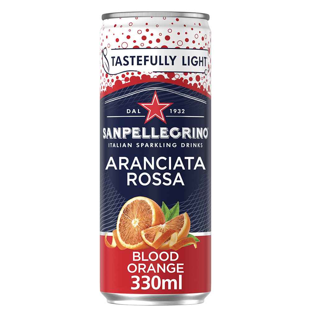San Pellegrino Aranciata ROSSA 24x 330ml Cans