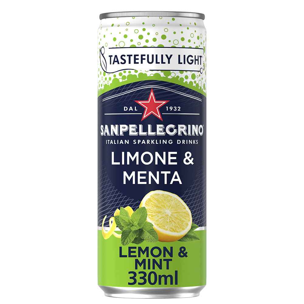 San Pellegrino Lemon & Mint 24x 330ml Cans