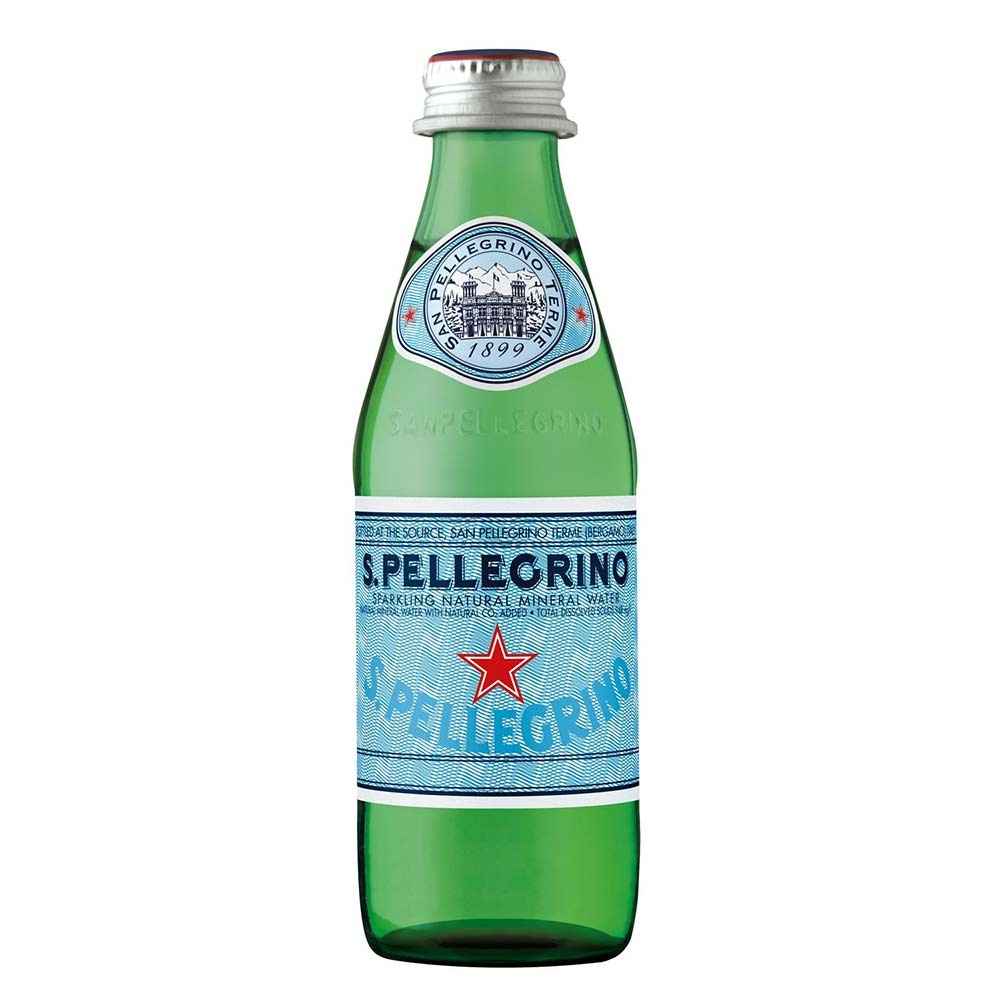 San Pellegrino Sparkling Mineral Water 250ml Glass Bottle