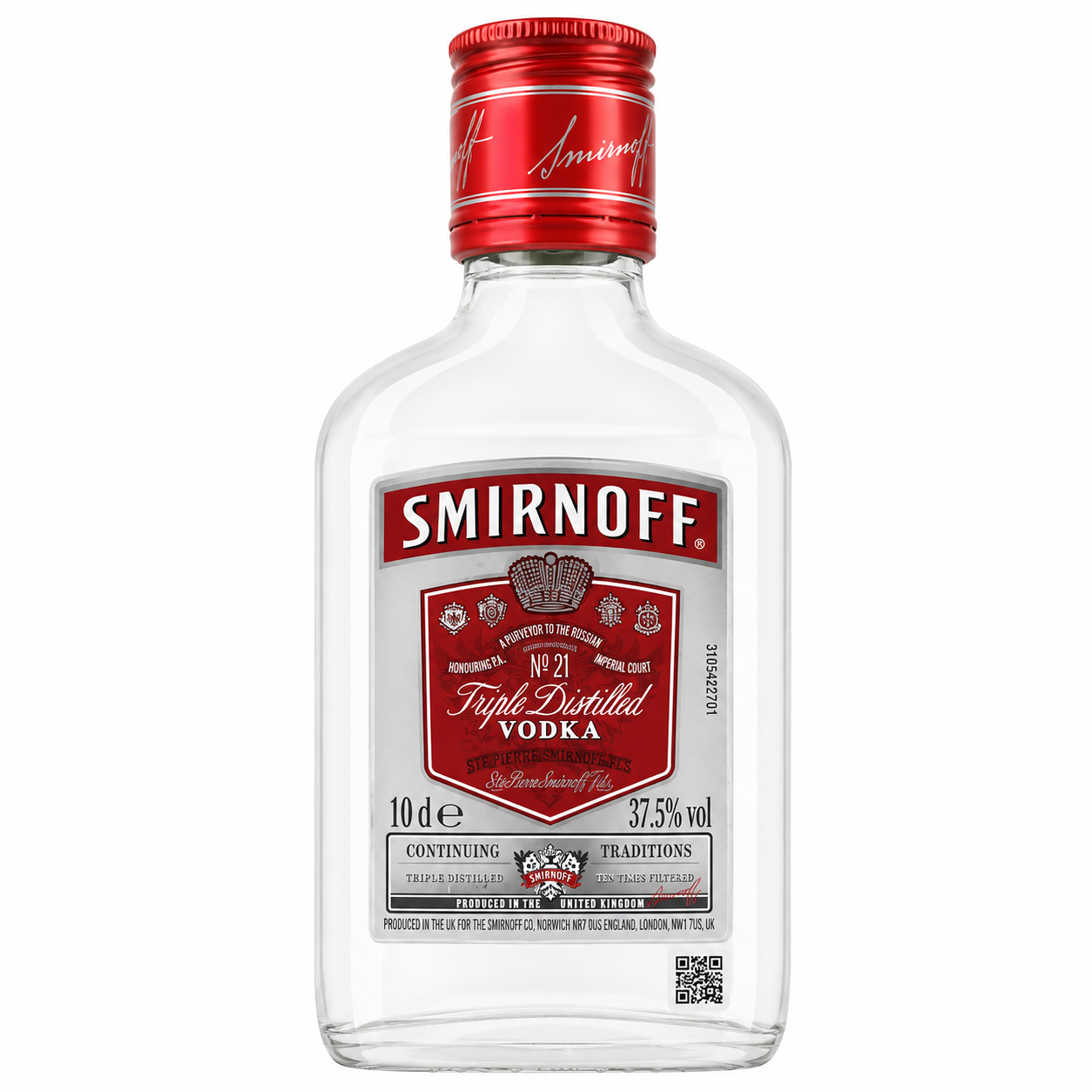 Smirnoff Red Label Vodka 10cl Miniature