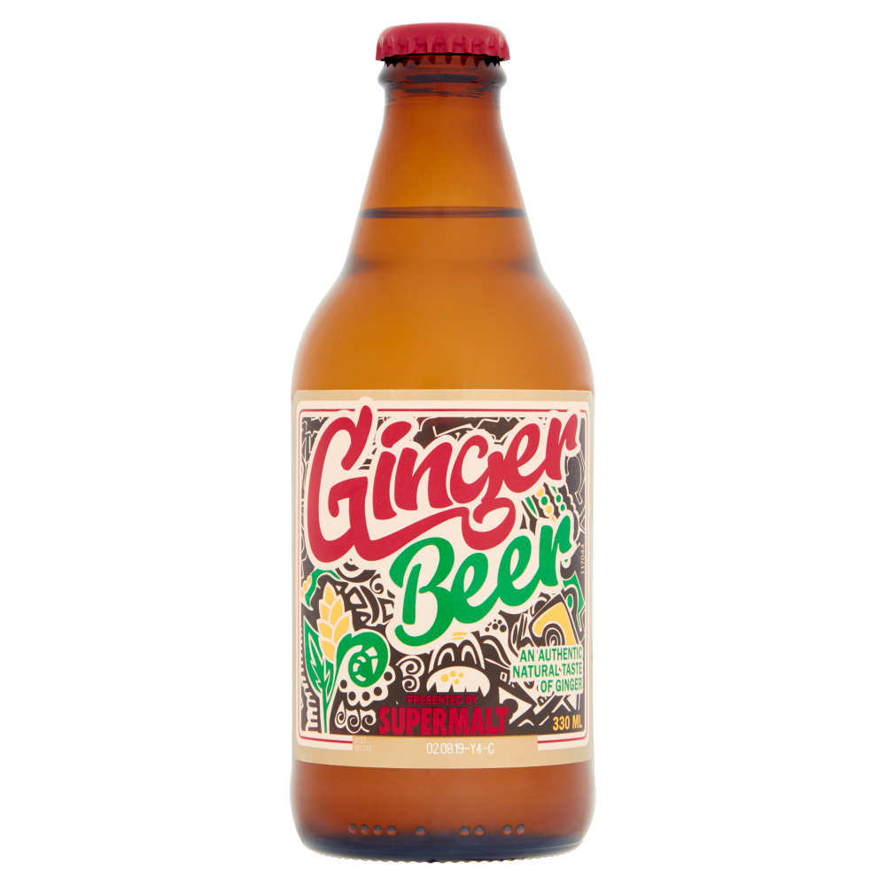 Supermalt Ginger Beer Beverage 24x 330ml