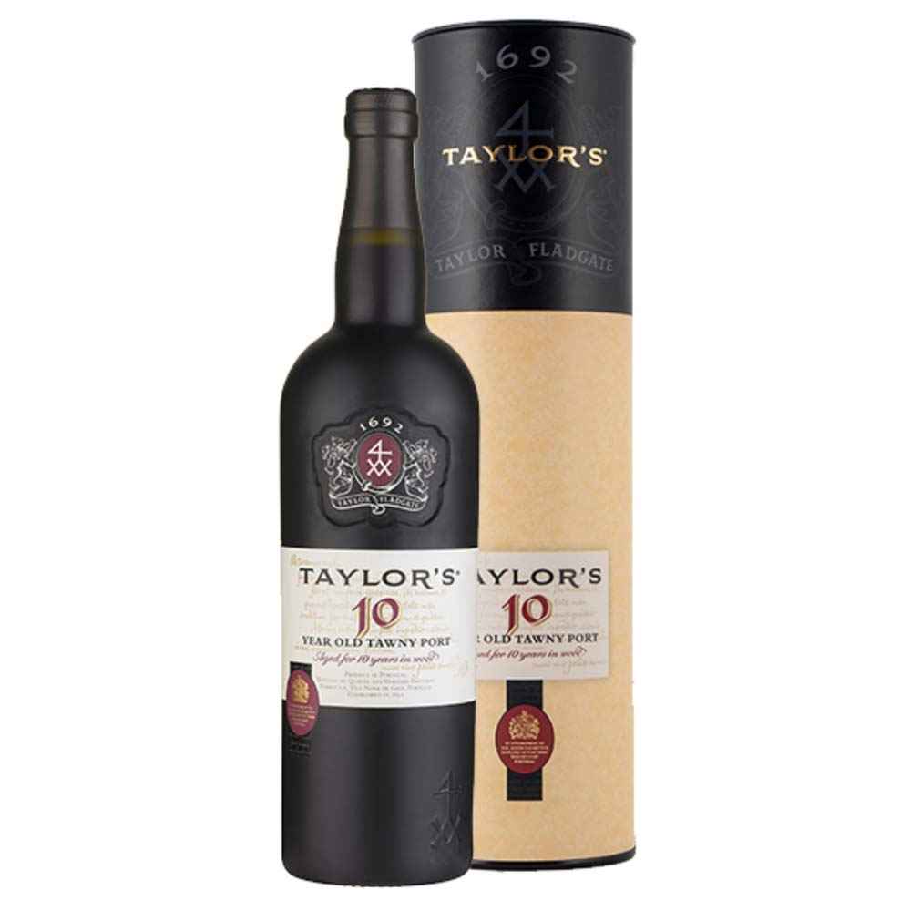 Taylors 10 Year Tawny Port 75cl Gift Tube