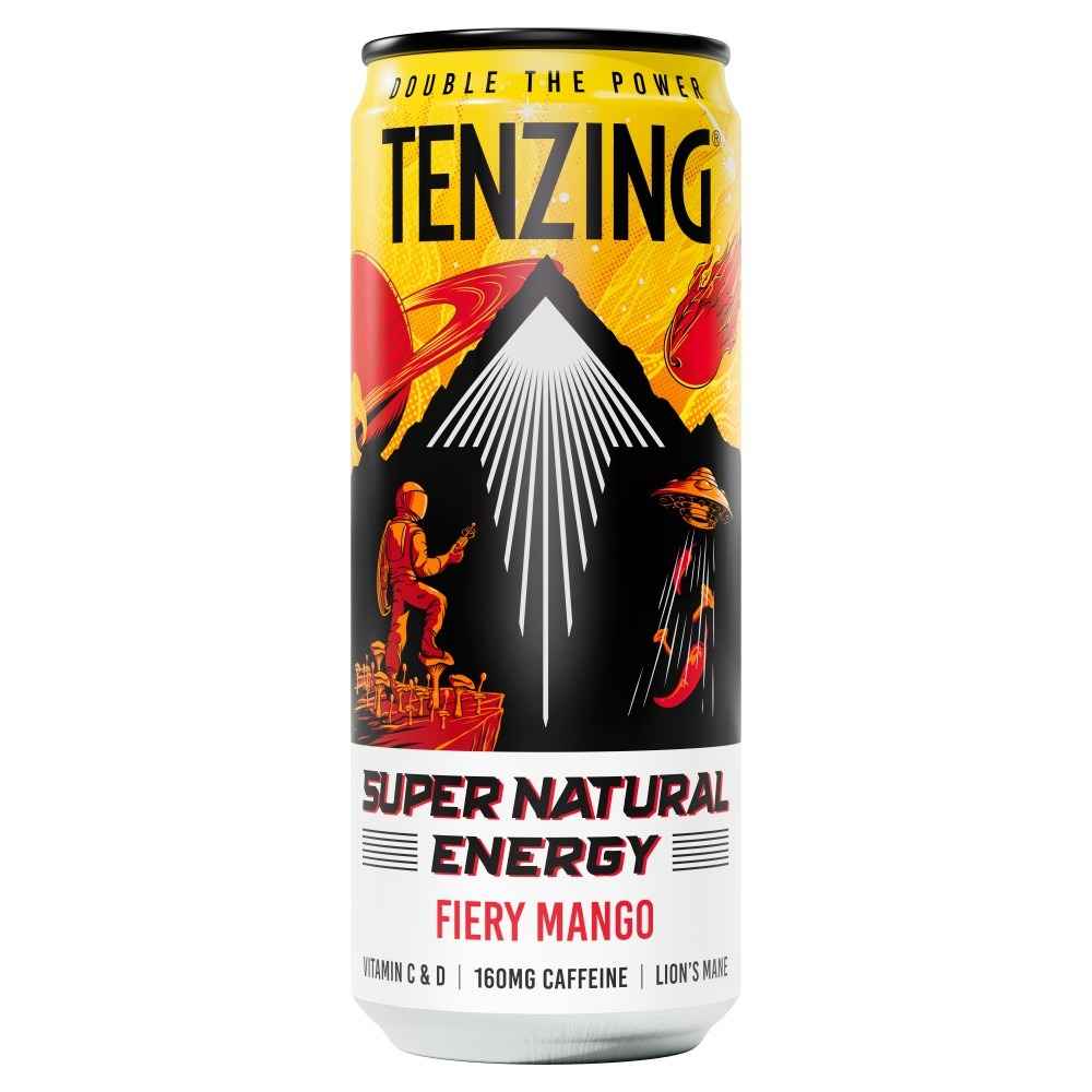 Tenzing Fiery Mango Energy Drink 12x 330ml