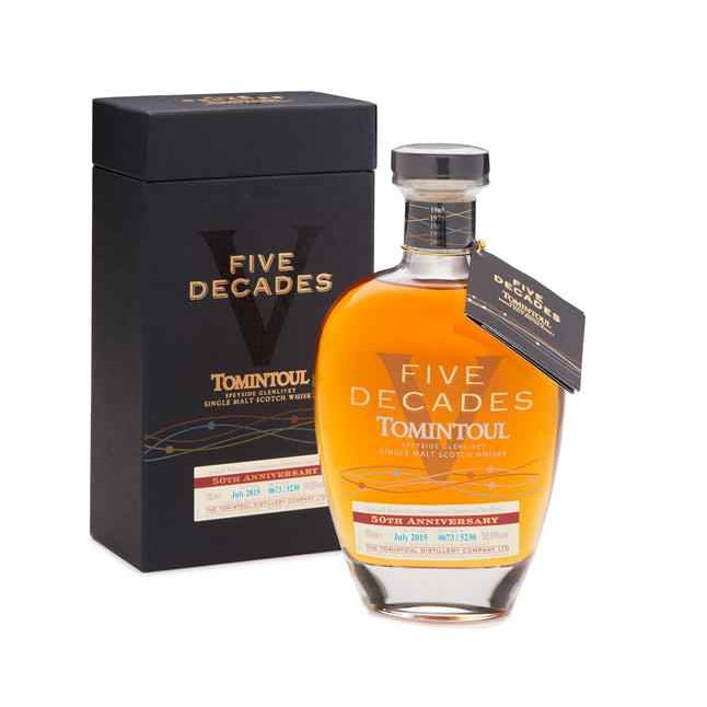 Tomintoul Five Decades Whisky 70cl