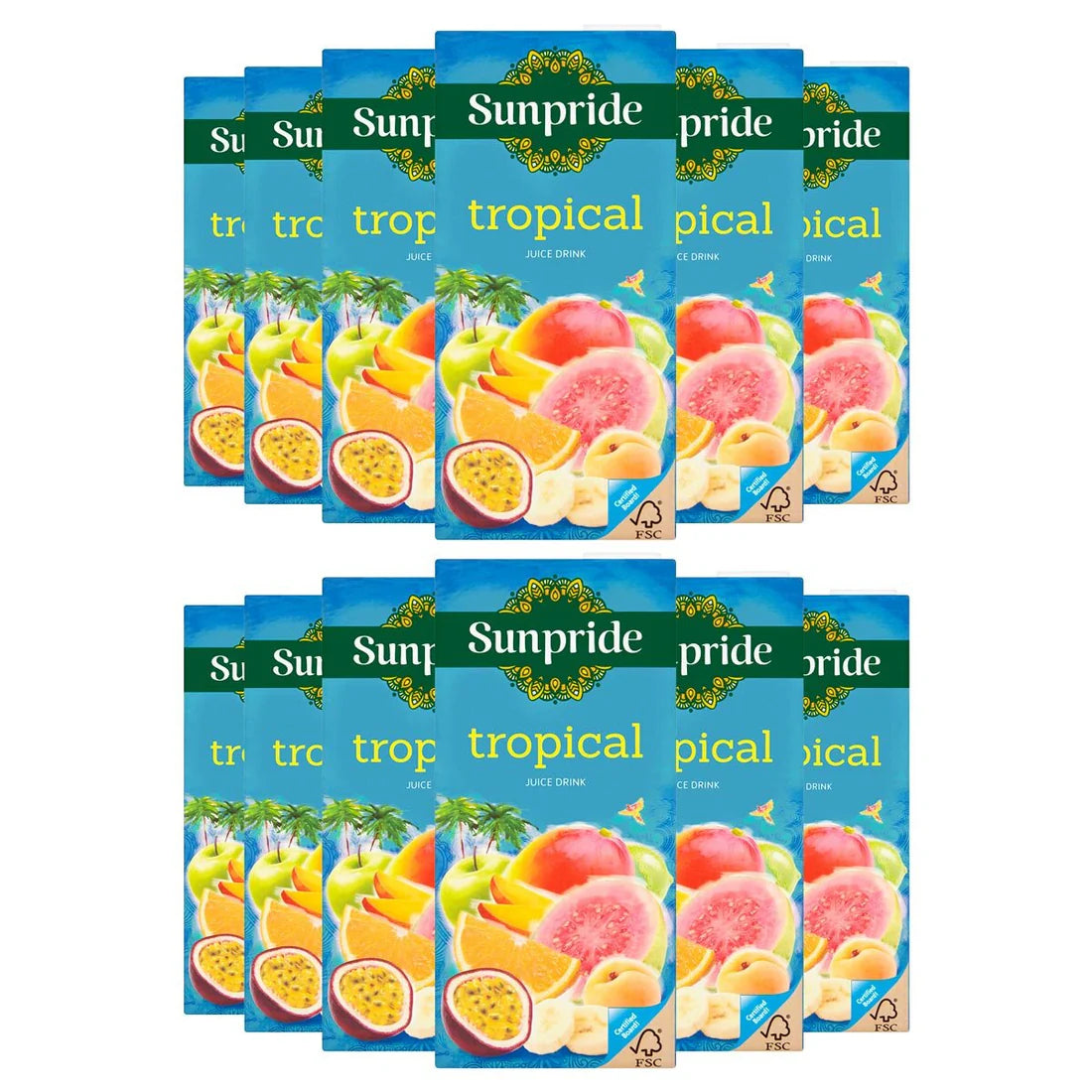 Sunpride Tropical 12 x 1lt Cartons