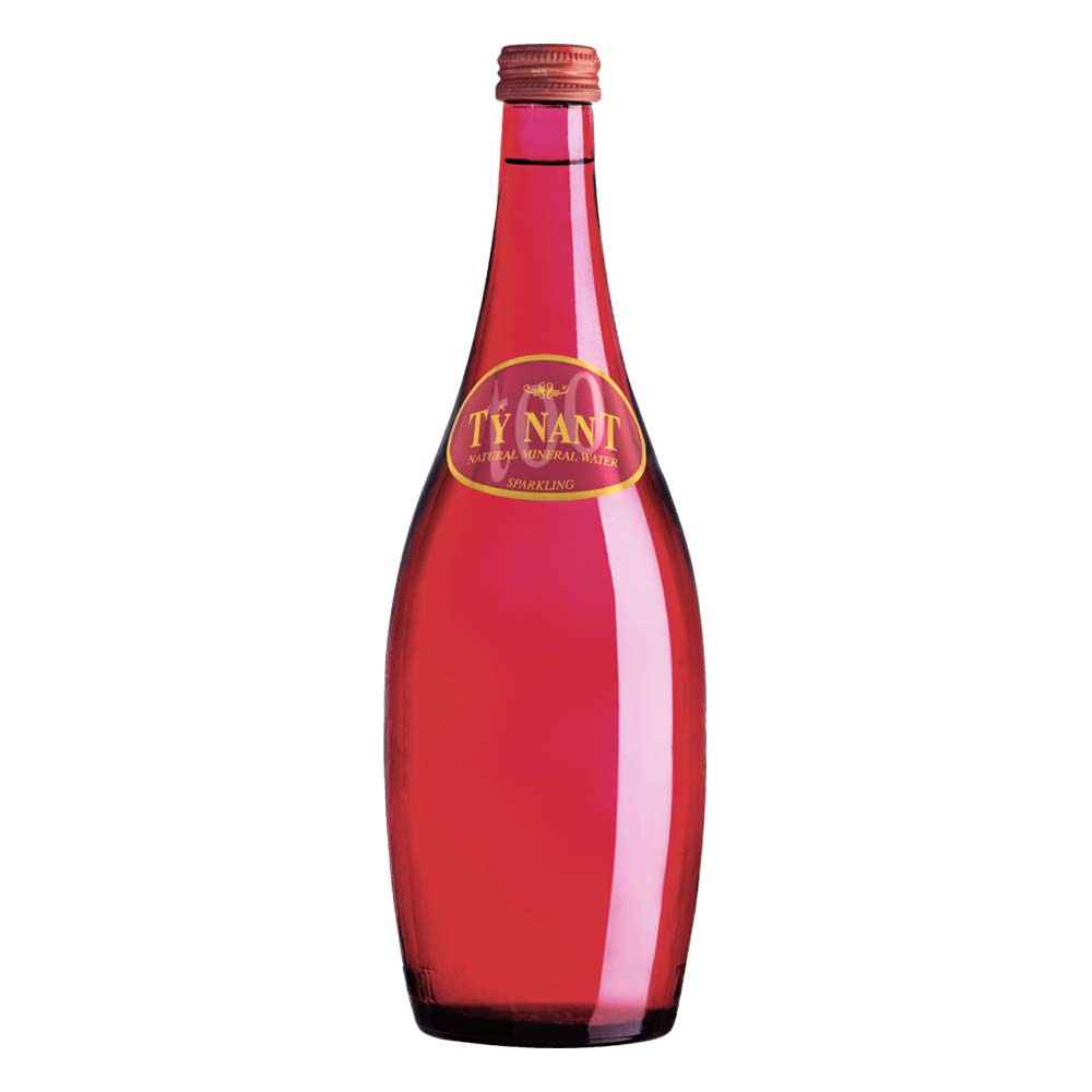 Ty Nant Red Sparkling Mineral Water 12x 75cl