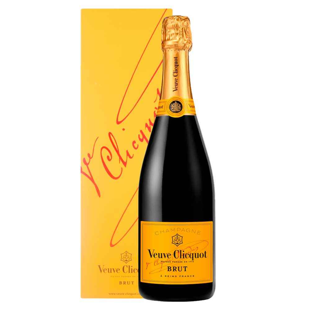 Veuve Clicquot Yellow Label Brut Champagne 75cl Gift Box