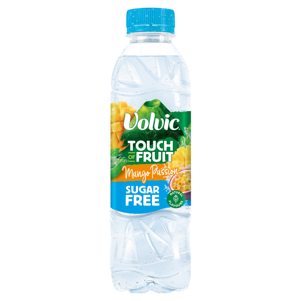 Volvic Touch Of Fruits Mango Passion Sugar Free Still Water 12x 500ml