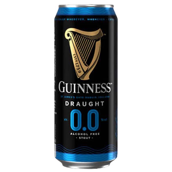 Guinness Draught Cans 24 x 538ml 0.0%